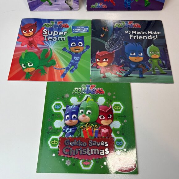 PJ Masks Collection of 10 Books 5 Ready-to-Read Meet The Heroes Save HQ 2 Board - Picture 3 of 8